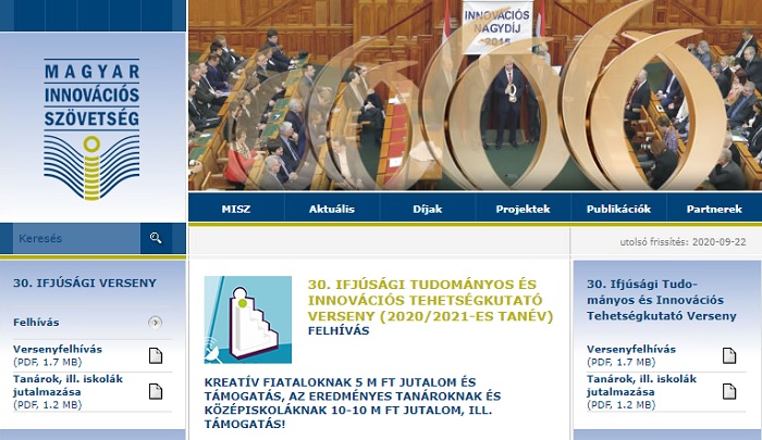 innovációs felhívás