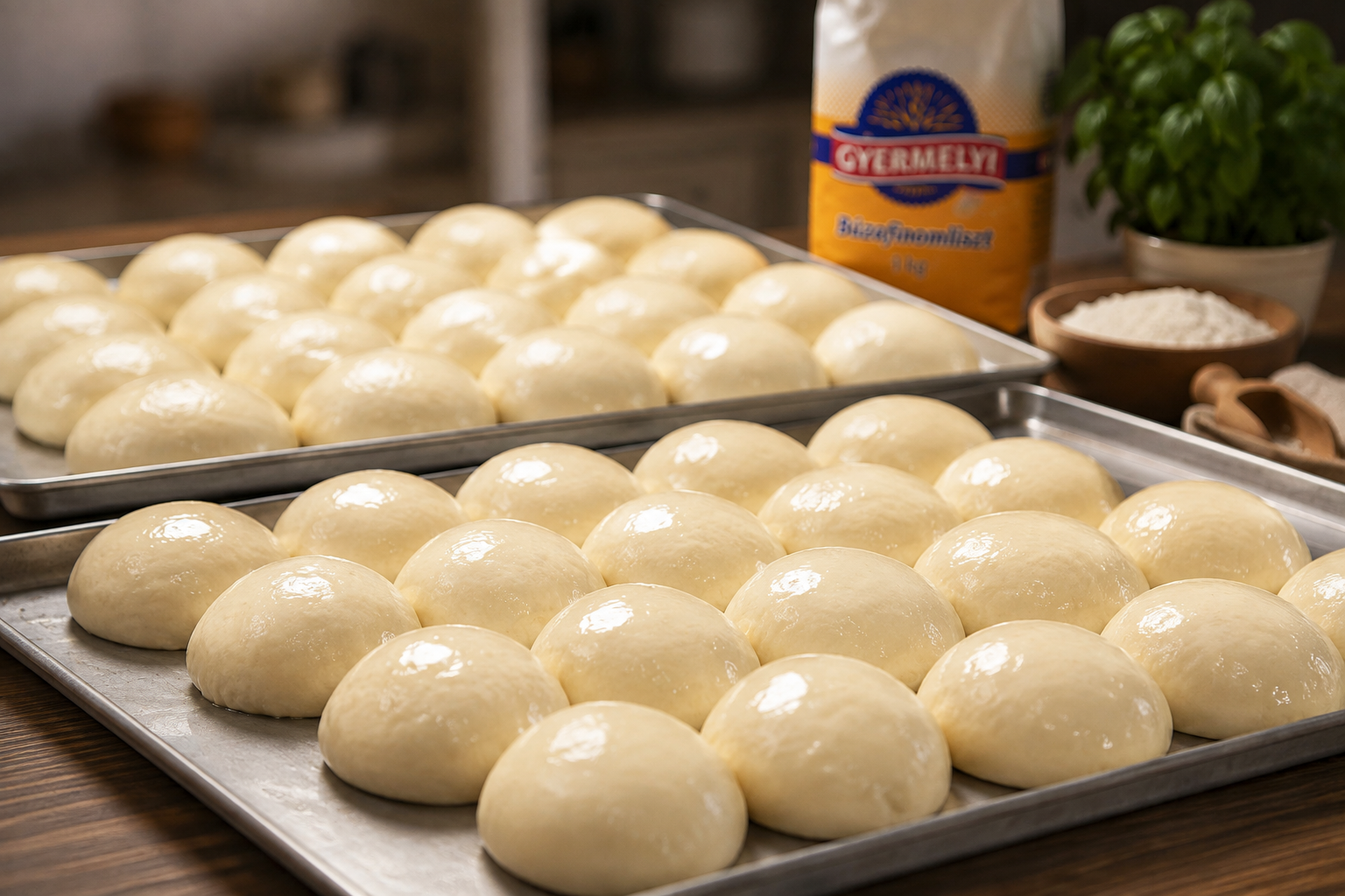 Fagyasztott lángos tésztagombócban